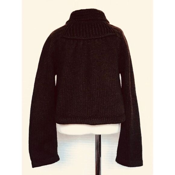 NEW GAP KIDS Girls 4/5 Brown Chunky Bolero Sweater - Picture 4 of 4